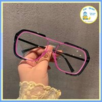 Mắt Kính Gọng Vuông Unisex Chống Bụi - Kính Mát Đi Đường