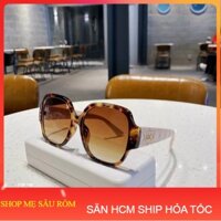 MẮT KÍNH HÀNG HIỆU Chữ DIO R CAO CẤP MẪU MỚI SIÊU SANG gọng tròn dáng oval phong cách retro màu kem