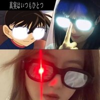 Mắt Kính Hình conan Có Đèn led Phát Sáng Vui Nhộn Cho Nam Và Nữ