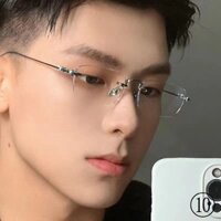 Mắt Kính Không Gọng Siêu Nhẹ Phong Cách Hàn Quốc Mới 2023