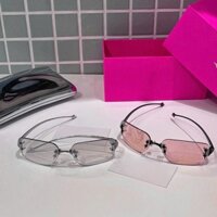 Mắt Kính Mát Nam Nữ TTL Tròng Kính Mắt Không Viền Chống Nắng Gọng Kính Kim Loại Hot Trend- 226