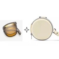 Mắt kính mát thời trang gấp gọn tiện lợi chống tia UV dành cho nam và nữ - Amber  box