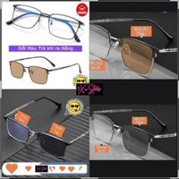Mắt Kính Nam đổi màu thời trang phân cực bảo vệ mắt, đổi màu,thay tròng kính cận lên độ