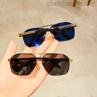 Mắt kính nam gọng chữ nhật màu đen chuyên đi nắng