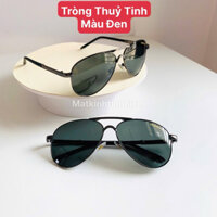 Mắt Kính Nam Porsche P8503 Tròng Thuỷ Tinh Màu Đen - Kính Mát Thời Trang Phi Công