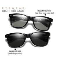 Mắt kính nam tròng polarized phân cực đổi màu, gọng nhôm magiê khớp lò xo êm nhẹ -MK2205