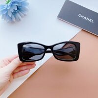 Mắt Kính Nữ Chanel Rectangle Sunglasses Black