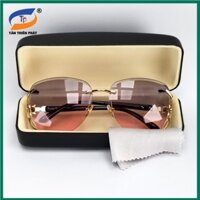 Mắt kính nữ đi ngày đêm 1886 màu nâu, đen khói, mận đỏ, xanh hồng. Tròng chống nắng và tia UV