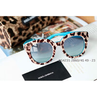 Mắt kính nữ Dolce & Gabbana DG4235 2860/4S Round Leopard Blue
