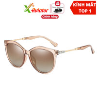 Mắt kính Nữ phân cực AVIATOR thời trang Italia tròng kính polarized chống chói chống UV400 kính râm cao cấp