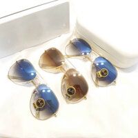 Mắt Kính Phi Công Dáng Bầu Tròng Thuỷ Tinh Cường Lực RBan