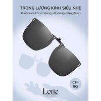 Mắt kính râm kẹp, Kính mát Tiện lợi cho người cận Chống nắng hoàn hảo dễ bỏ túi mang theo trọng lượng siêu nhẹ - L165