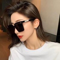 Mắt kính râm mát nữ chữ V gọng kính vuông màu sắc thời trang đẹp cá tính, đi biển, chụp ảnh kỷ yếu iLita hottrend