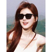Mắt kính râm mát nữ chữ V gọng kính vuông màu sắc thời trang đẹp cá tính, đi biển, chụp ảnh kỷ yếu iLita hottrend