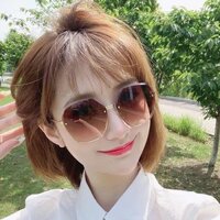 Mắt kính râm mát nữ chữ V gọng kính vuông màu sắc thời trang đẹp cá tính, đi biển, chụp ảnh kỷ yếu Acantha&Rose hottrend