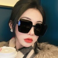 Mắt kính râm mát nữ chữ V gọng kính vuông màu sắc thời trang đẹp cá tính, đi biển, chụp ảnh kỷ yếu Acantha&Rose hottrend