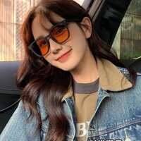 Mắt kính râm mát nữ chữ V gọng kính vuông màu sắc thời trang đẹp cá tính, đi biển, chụp ảnh kỷ yếu Acantha&Rose hottrend