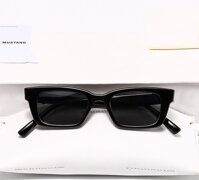 Mắt kính râm mát nữ chữ V gọng kính vuông màu sắc thời trang đẹp cá tính, đi biển, chụp ảnh kỷ yếu LAGU Khăn Phụ Kiện