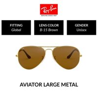 Mắt Kính Ray-Ban Aviator Large Metal - RB3025 001/33 - 62 mm - Kính mát