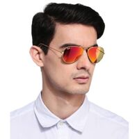 Mắt kính RayBan tráng gương (ĐỎ)