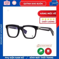 Mắt kính thời trang Chrome hearts nam nữ xuất xịn , nhựa Acetate cao cấp chân cốt kim loại chống gãy gập