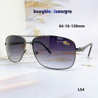 Mắt Kính Thời Trang Nam - Kính Lacoste Nam Vuông Màu Đen Khói Gọng Chì Cao Cấp L54