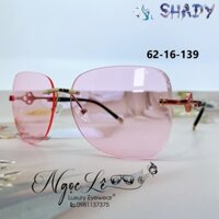 Mắt Kính Thời Trang Nữ - Kính Chanel Nữ Màu Hồng Gọng Kim Loại Hoa Trà 6862