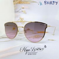 Mắt Kính Thời Trang Nữ - Kính Dior Mắt Mèo Màu Tím Khói Gọng Kim Loại Cao Cấp