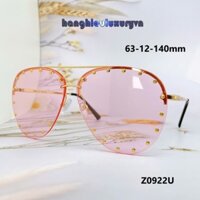 Mắt Kính Thời Trang Nữ - Kính Louis Vuitton Nữ Màu Hồng Pastel Đinh Tán Gọng Kim Loại Z0922U