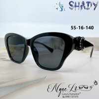 Mắt Kính Thời Trang Nữ Mắt Mèo - Kính Chanel Nữ Màu Đen Gọng Đính Logo