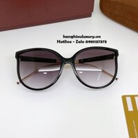 Mắt Kính Thom Browne Nữ Đen Tròng To Chân Kim Loại 9324