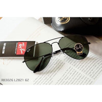 Mắt kính Unisex RAYBAN RB3025 L2823 58-14 58mm Aviator Black/Green