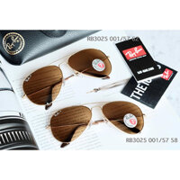 Mắt kính Unisex RAYBAN RB3025 001/57 58mm Aviator Classic Polarized