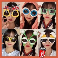 Mắt Kính Vui Nhộn Hình Cặp Đôi Hài Hước Dùng Làm Đạo Cụ Chụp Ảnh