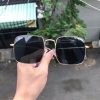 Mắt Kính Vuông Đen 2hand Qua Sử Dụng - Chống Tia UV Cực Tốt , Ngoại Hình Hoàn Hảo Thời Trang