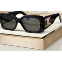 Mắt Kính Vuông Gọng To Bự CL Celi Hot Màu Trắng Đen Unisex