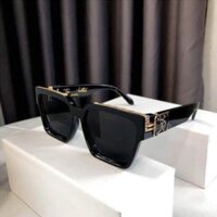 Mắt kính vuông nam nữ Hàn Quốc tròng phân cực chống UV400