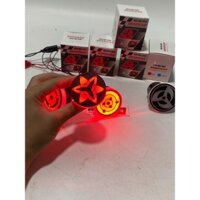 Mặt Led xoay Sharingan gắn đèn hậu, độ mắt lé đèn bi cầu, gắn Demi, Xinnhan các dòng xe