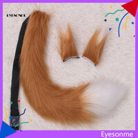Mắt Lông Trang Phục Phụ Kiện Tinh Tế Cáo Bộ Trang Phục Handmade Tai Cáo Bộ Đuôi Cho Cosplay Halloween Thiết Kế Thực Tế Đạo Cụ Sang Trọng Nhập Vai Phụ Kiện Đông Nam