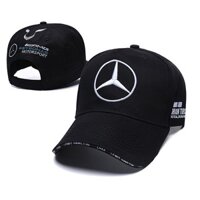 Mát mẻ Mercedes Benz F1 Racing Cap Xe Máy Mũ Bóng Chày Nam Nữ Snapback