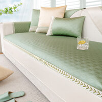 Mát Mẻ Vào Mùa Hè Lụa Băng Đệm Sofa Mùa Hè Mát Mẻ Đệm Ngồi Chống Trượt Nước Đá Miếng Lót Đơn Giản Hiện Đại Bọc Ghế Sofa