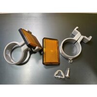 Mắt mèo Chữ Nhật gắn phuộc trước kiểu SH Ý Mỹ cho 125i 150i 160i và các dòng xe khác . DoChoiXeMay