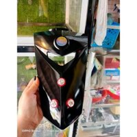 Mặt nạ 3 lỗ sirius , full ốc salaza , ốc titan , kèm lông đền đỏ, logo mèo
