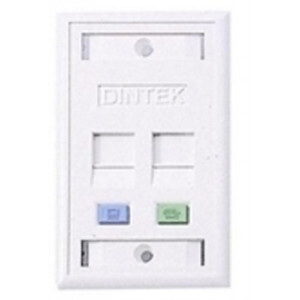 Mặt nạ 4 port Dintek Wallplate 1303-11022