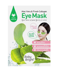 Mặt nạ Baby Bright Aloe Vera & Fresh Collagen Eye Mask – 1 cặp, chiết xuất lô hội và collagen tươi trị thâm quầng mắt