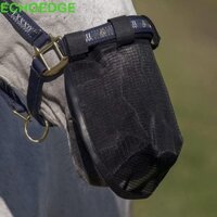 Mặt nạ bay ngựa ECHOEDGE, Chống muỗi Mặt nạ mũi ngựa thoáng khí, Mũ đội đầu lưới màu đen bền bỉ Động vật chuyên nghiệp Lưới mũi Thiết bị cưỡi ngựa