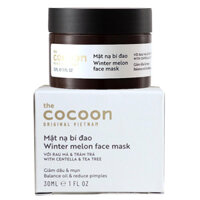 Mặt nạ bí đao Cocoon Winter melon face mask, hỗ trợ giúp da rạng rỡ