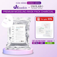 Mặt Nạ Bột Than Hoạt Tính Cho Da Dầ Mụn USOLAB 1kg Premium Modeling Mask Pack Charcoal
