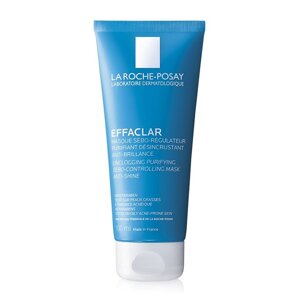 Mặt nạ bùn giúp làm sạch sâu, giảm mụn & giảm bóng nhờn trên da La Roche-Posay Effaclar Unclogging Purifying Sebo-Controlling Mask Anti-Shine 100ml