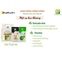 Mặt Nạ Bùn Khoáng Sữa Dê Nghệ Đỏ Chùm Ngây Rau Má Moshav Farm